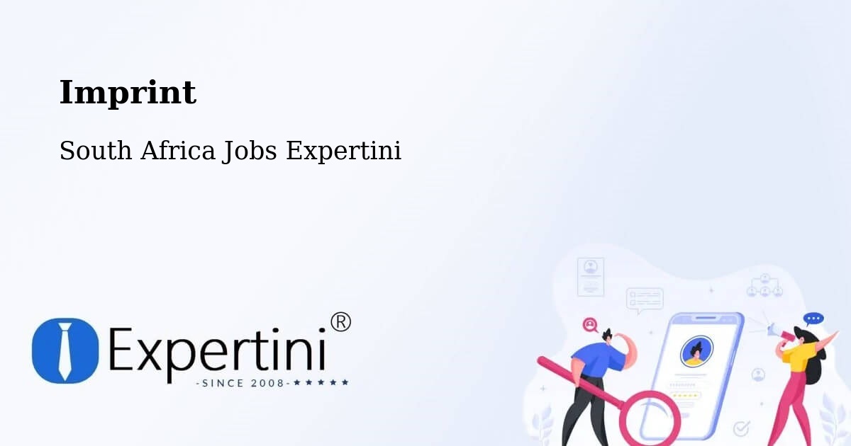 Imprint – Ventersburg - South Africa Jobs Expertini